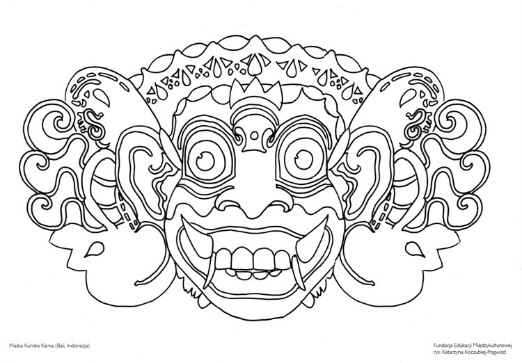 Maska Kumba – Kama (Bali)