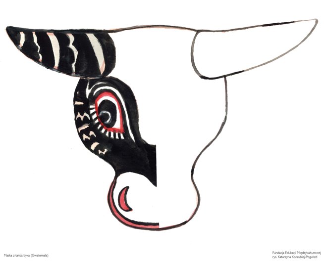 Maska z Tańca Byka (Gwatemala)